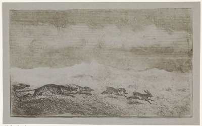Hare Hunt by Johannes Tavenraat
