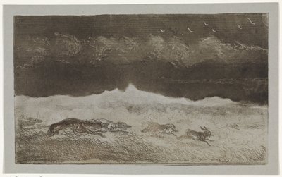 Hare Hunt by Johannes Tavenraat