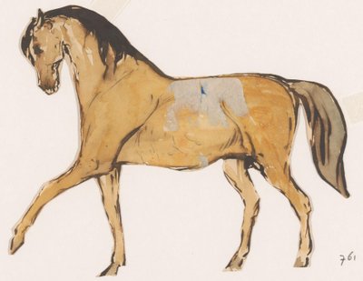 Horse (cut-out) by Johannes Tavenraat