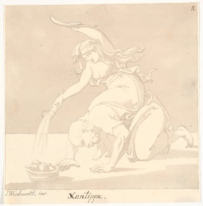 Xantippe by Johannes Wiedewelt