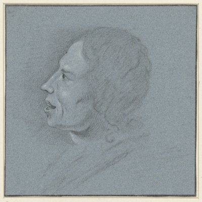 Self-Portrait of Draughtsman Johannes Ziesenis by Johannes Ziesenis