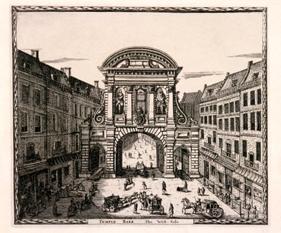 Temple Bar, London by Johannes de Ram