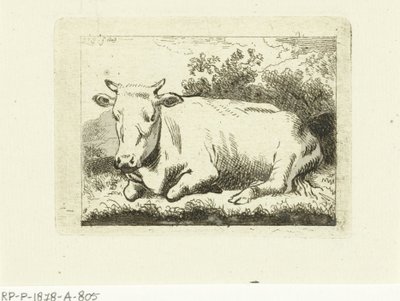 Lying Cow by Johannes van Cuylenburgh