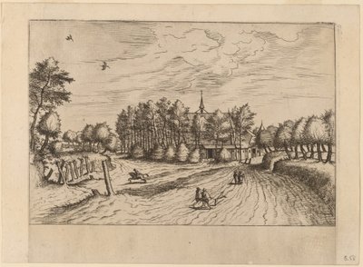 Farm by Johannes van Doetechum, the Elder and Lucas