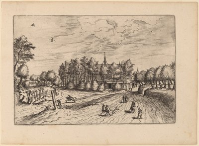 Farm by Johannes van Doetechum, the Elder and Lucas