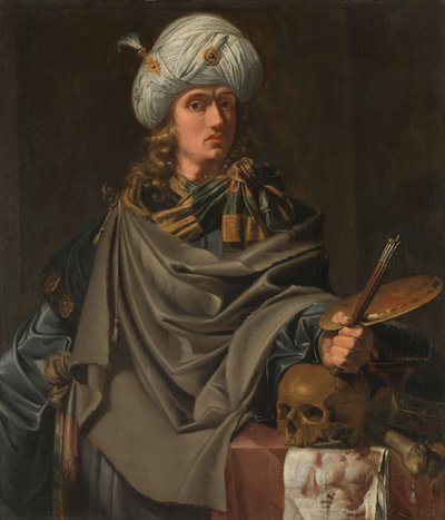 An Antique Artist by Johannes van Swinderen (attributed to)