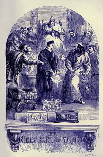 Merchant of Venice by John (after) Gilbert