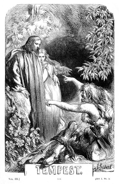 The Tempest by John (after) Gilbert