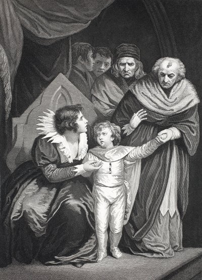 Elizabeth Woodville surrendering her son by John (after) Opie