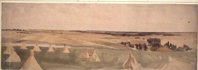 Battlefield of Crecy, 26 August, 1346 by John Absolon