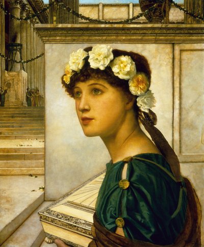 A Vestal by John Atkinson Grimshaw