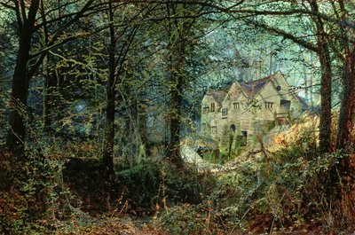 Autumn Glory: The Old Mill by John Atkinson Grimshaw