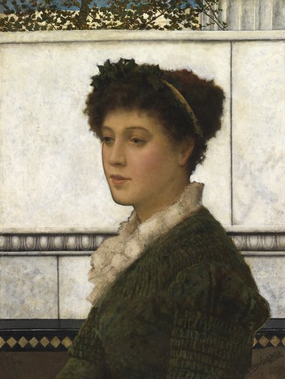 Brunetta by John Atkinson Grimshaw