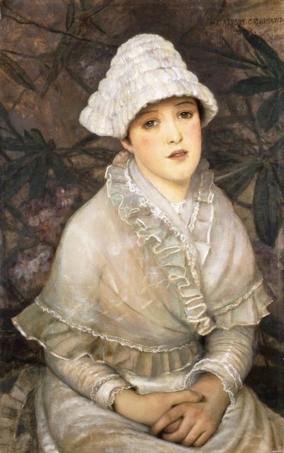 My Wee White Rose by John Atkinson Grimshaw