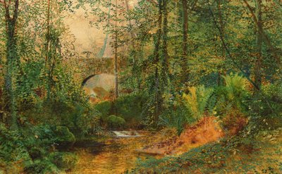 River Landscape by John Atkinson Grimshaw