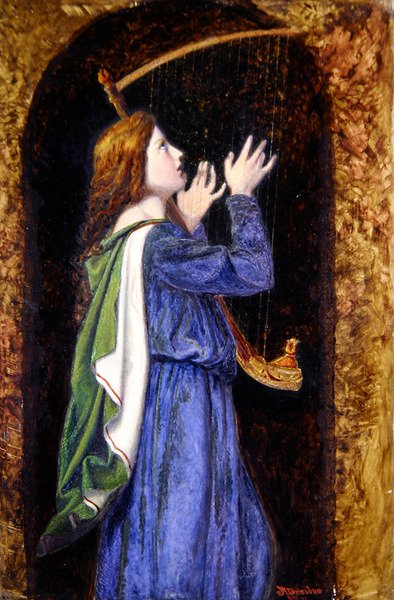 Saint Cecilia by John Atkinson Grimshaw