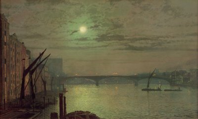 Southwark Bridge, 1882 by John Atkinson Grimshaw