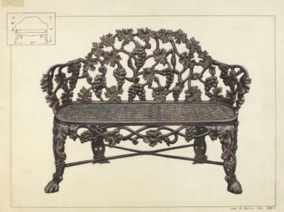 Garden Bench by John B. Moll