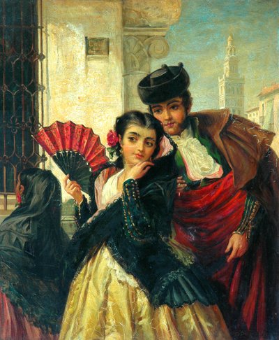 Scene in Spain, Near Seville by John Bagnold Burgess