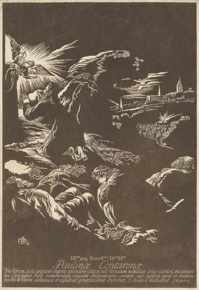 Christ on the Mount of Olives by John Baptist Jackson
