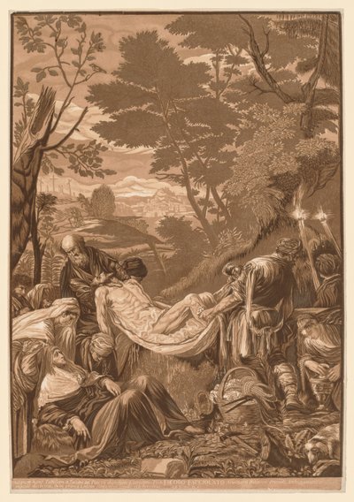 Venetian Set: Entombment of Christ by John Baptist Jackson