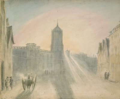 Christ Church from St Aldates by John Baptist Malchair
