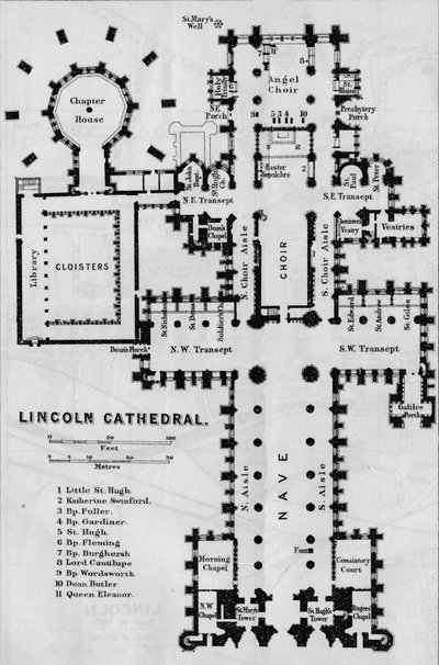 Lincoln Cathedral, 20th Century by John Bartholomew