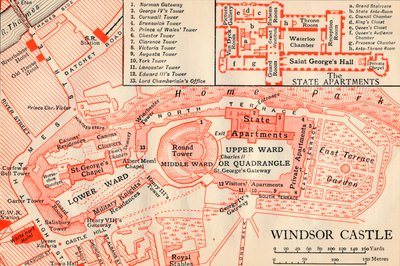 Windsor Castle, 20th Century by John Bartholomew