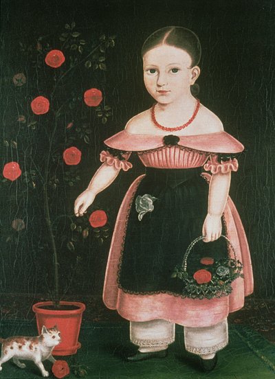 Little Girl in Lavender, c.1840 by John Bradley