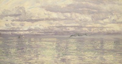 A Pearly Summer Seascape by John Brett