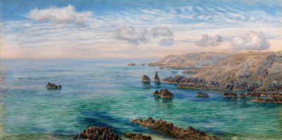 Sketch on the South Coast of Guernsey by John Brett