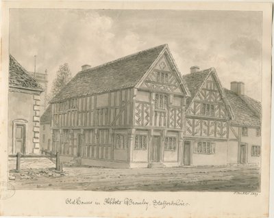 Abbots Bromley Old Houses by John Buckler