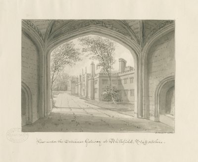 Blithfield Hall by John Buckler