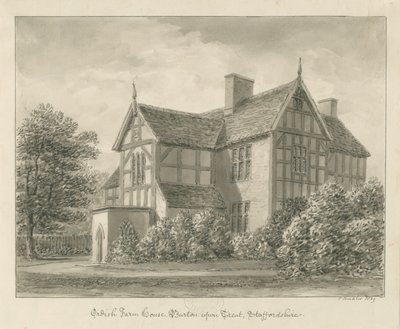 Burton-upon-Trent: Ordish Farm House by John Buckler