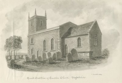 Cauldon Church by John Buckler