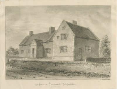 Caverswall Village - Old Houses by John Buckler