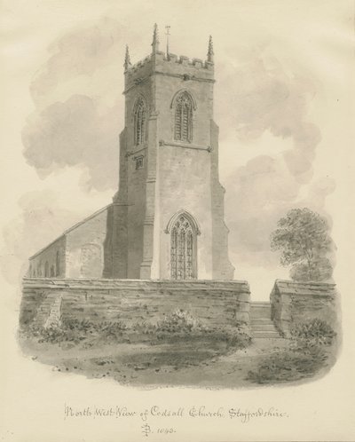 Codsall Church by John Buckler