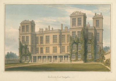 Derbyshire - Hardwick Hall by John Buckler