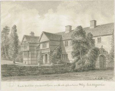 Dieulacres Abbey - Ancient House by John Buckler