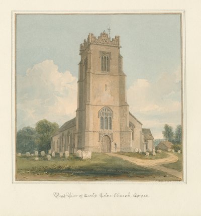 Essex - Earls Colne Church by John Buckler