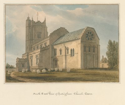 Hedingham Church, Essex by John Buckler