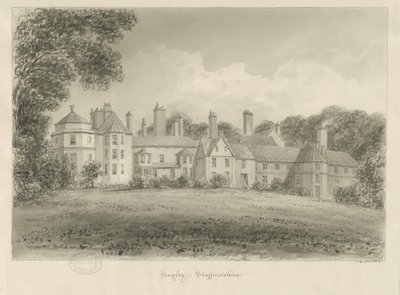 Hagley Hall by John Buckler