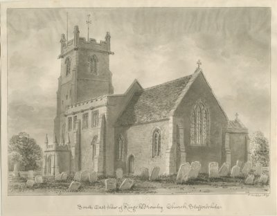 Kings Bromley Church by John Buckler