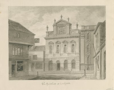 Lichfield - Guildhall by John Buckler