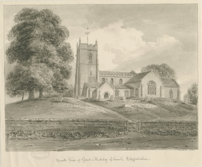 Madeley Church by John Buckler