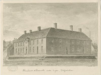 Newcastle-under-Lyme - Almshouses by John Buckler