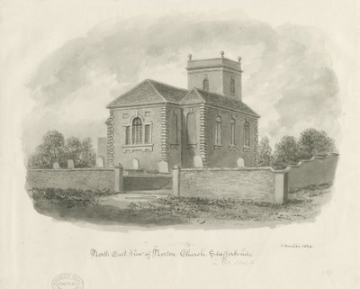 Norton-in-the-Moors Church by John Buckler
