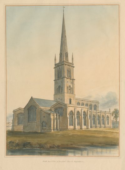 Oxfordshire - Burford Church by John Buckler