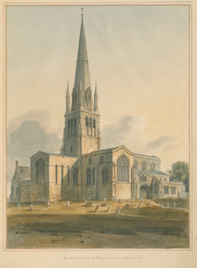 Oxfordshire - Witney Church by John Buckler