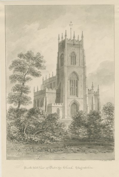Penkridge Church by John Buckler